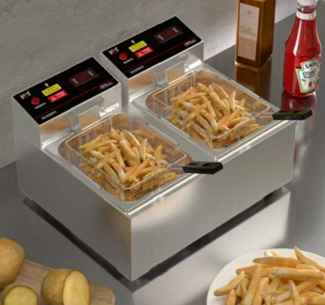 Wholesale Electric Fryer Commercial Deep Fryer French Fries Machine Snack Equipment