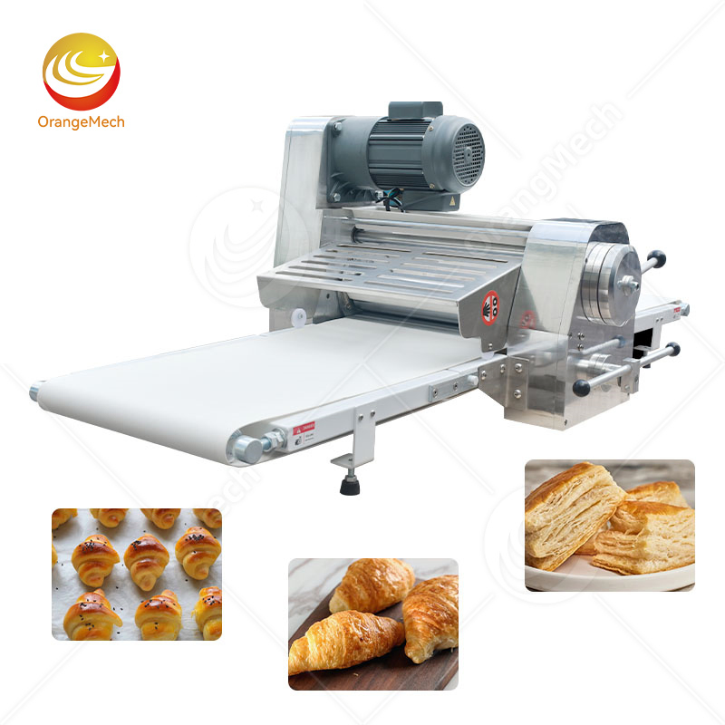 Reversible Mini Mechanical Stainless Steel Machine Table Tabletop Bread Fondant Croissant Pastry Dough Sheeter