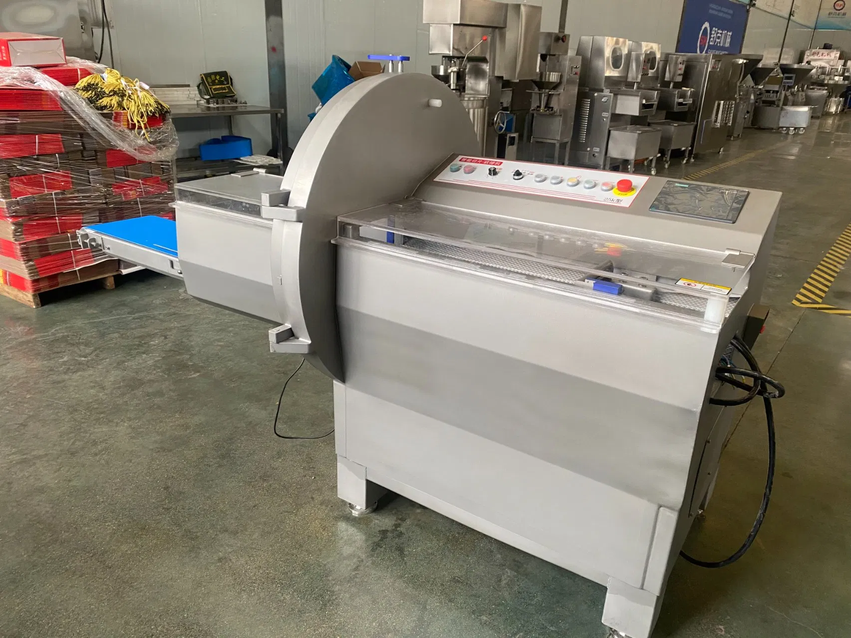 Commercial Automatic Slicing Meat Slicer for Bacon Sausage Frozen Meat