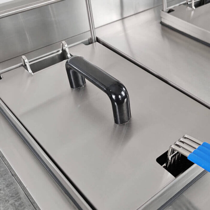 Lestov Commercial Tabletop Induction Deep Fat Fryer Chip Machine French Fryer