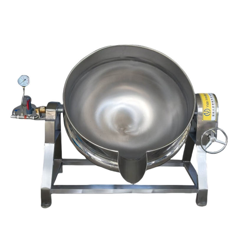 Gas Steam Electric Sauce Jam Cooker Mixer Stirring Jacketed Cooking Tilting Kettle