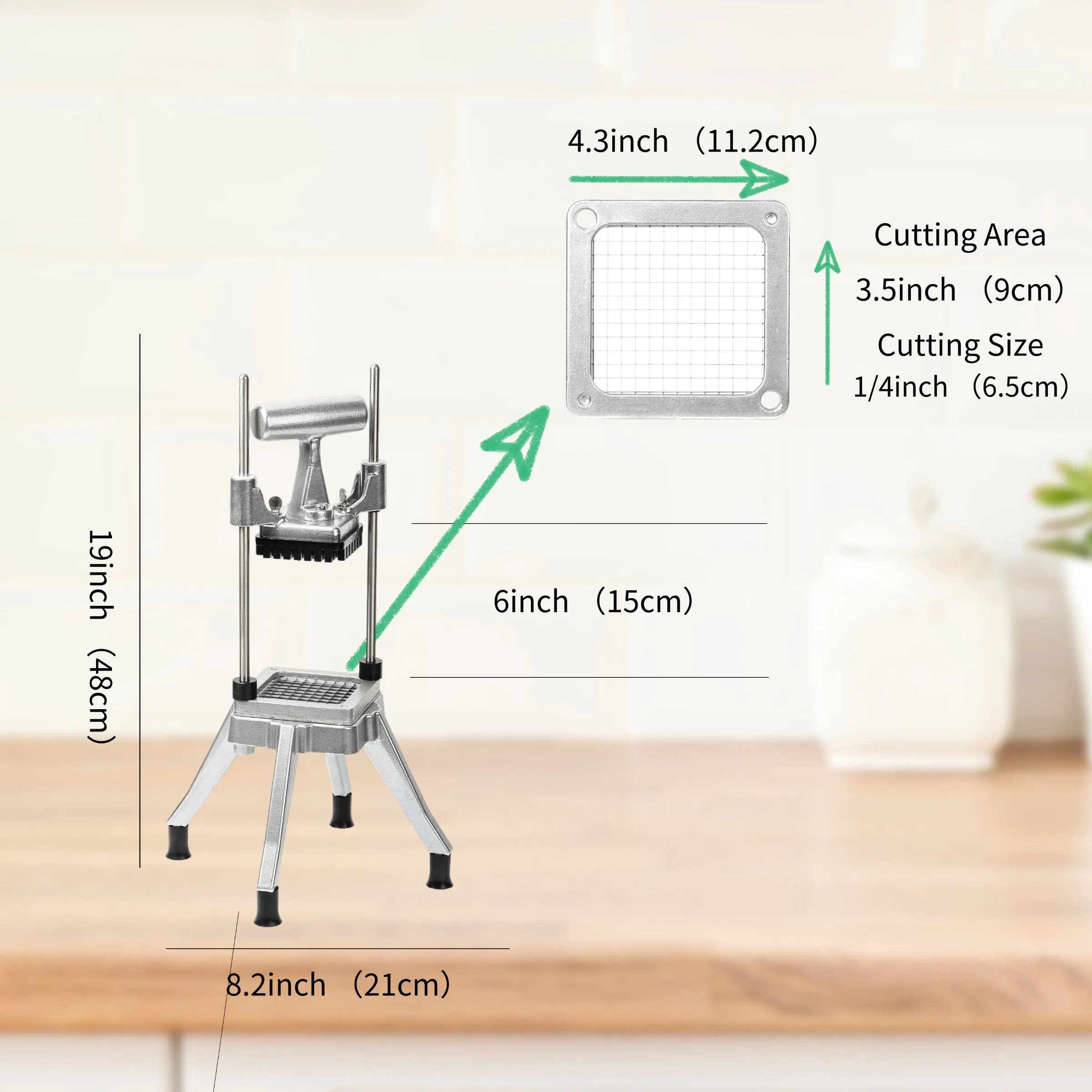 Professional Vegetable and Potato Cutter for Quick Meal Prep