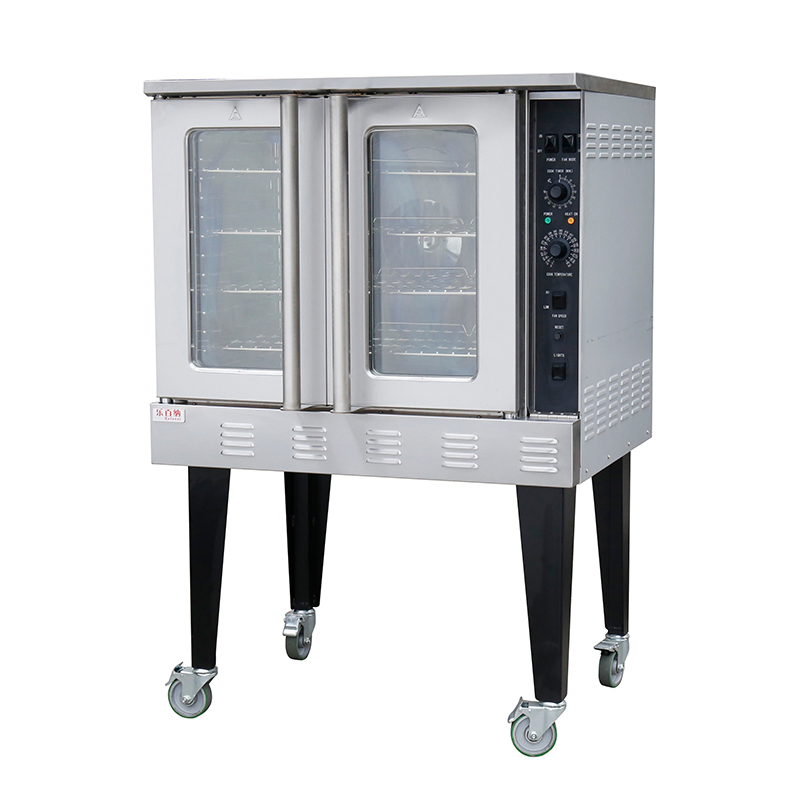 54000 BTU Professional Bakery Equipment Commercial Stainless Steel Baking Bread Oven Gas Convection Oven for Restaurant Hotel ETL Approved (GCO613)