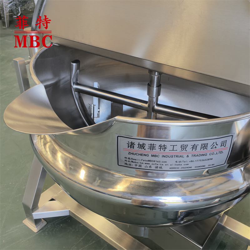 Steam electricity gas heating Inclinable Mixing Type Jacketed Pressure Cooker
