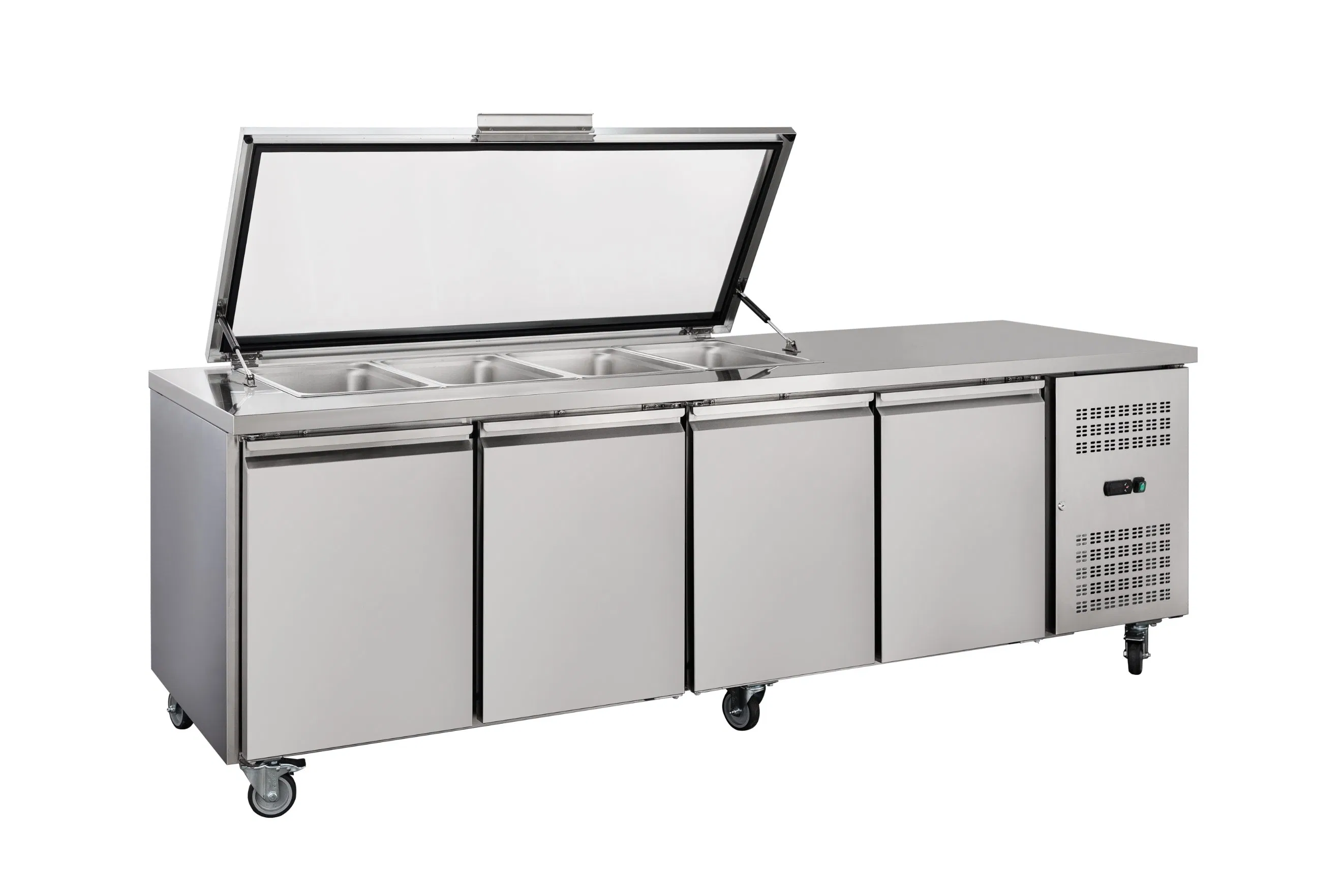 Commercial Use Stainless Steel Refrigerated Prep Table
