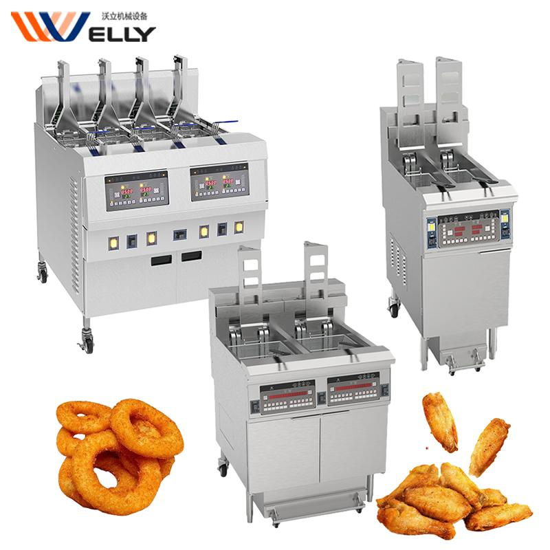 Industrial Cheap Electric Henny Penny Double Deep Pressure Fried Chicken Fryers Gas Single for Fish Commercial