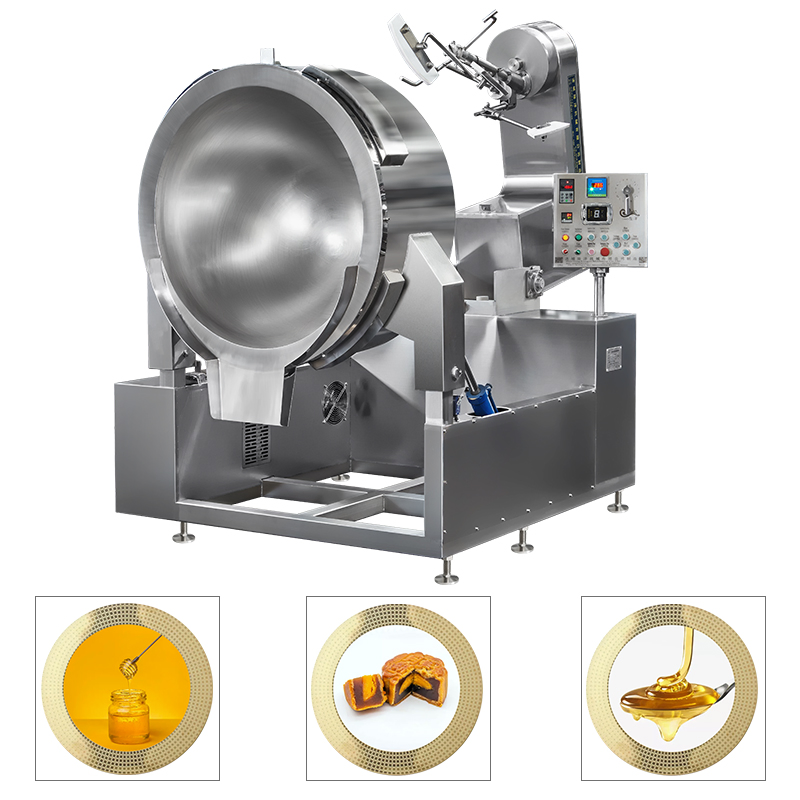 Commercial Automatic Multi Function Planetary Tilting Patato Chicken Egg Jam Mixing Making Electric Gas Steam Cheese Fillings Food Cooker