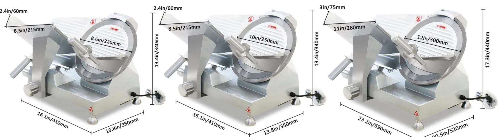 Professional Meat Slicer Features