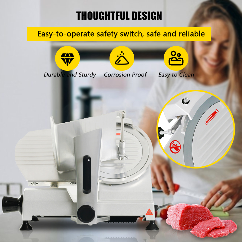 Commercial Food Slicer Meat Slicer Stainless Steel Semi Automatic Food Processing Machine