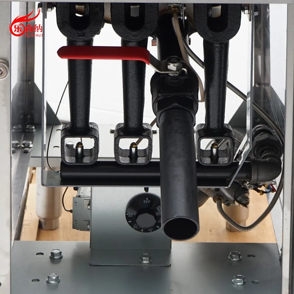 China Manufacturer 3 Burner Freestanding Commercial Gas Turkey Deep Fat French Fries Chicken Fish Chips Fryer Machine ETL/CE Listed 90000BTU (GF90)