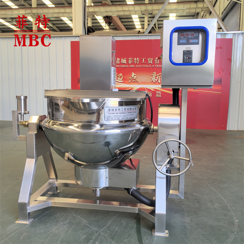 Steam electricity gas heating Inclinable Mixing Type Jacketed Pressure Cooker