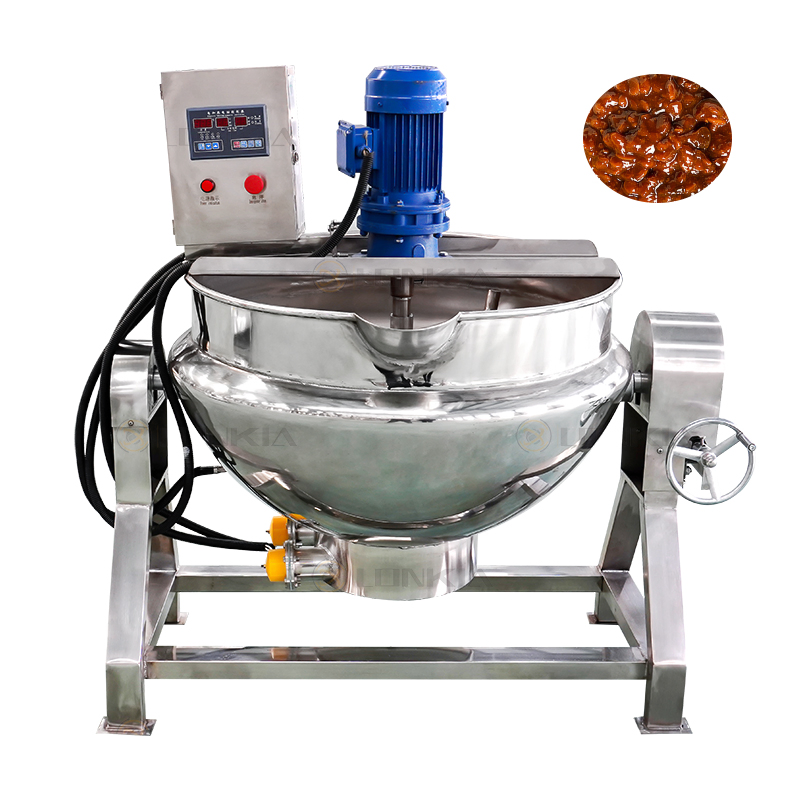 Steam-Powered Jacketed Cooker for Paste and Confectionery Production