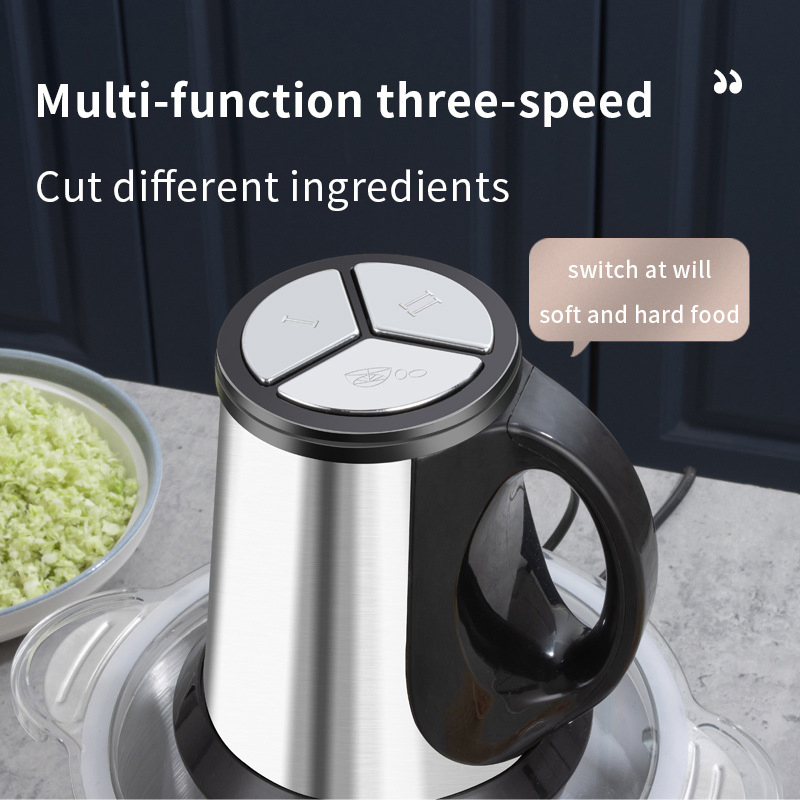 Hotsale Home Kitchen Food Processor Mixer Household Meat Mincer Vegetable Chopper 2L 3L Mini Electric Meat Grinder Powerful