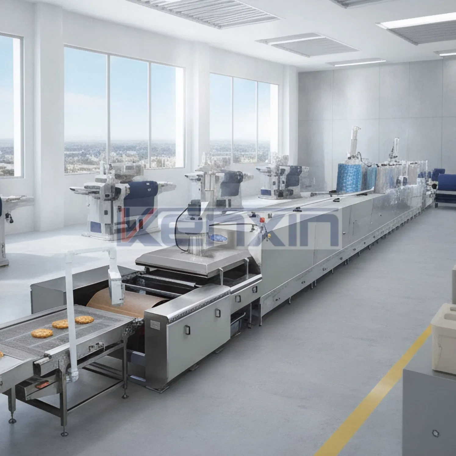 Gas Heating High Efficiency Commercial Tunnel Oven