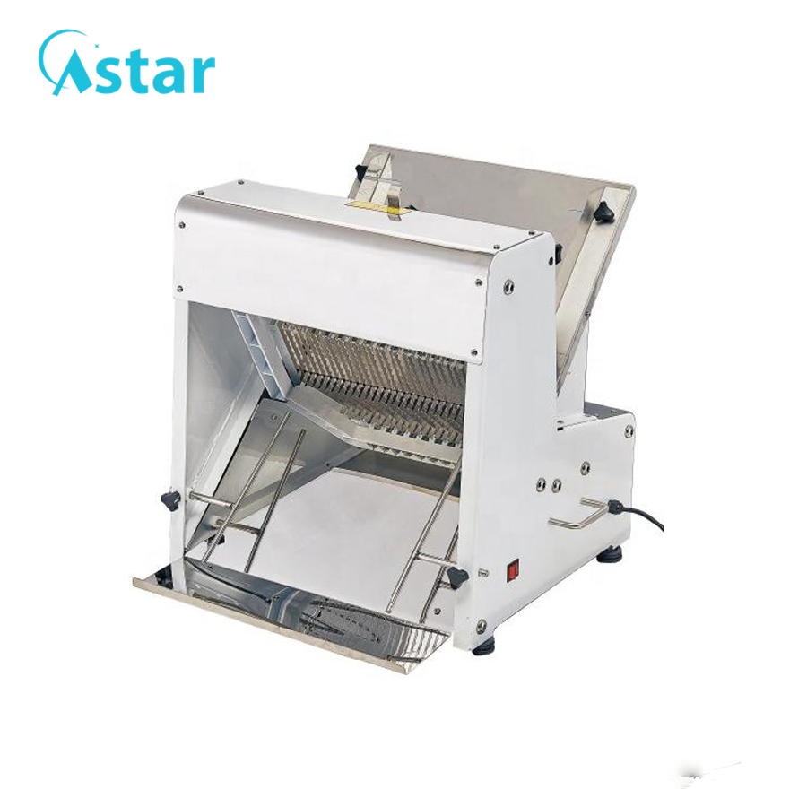 High Quality Bakery Equipment Kitchen Equipment Imported Blade Commercial Electric Toast Cutter Bread Slicer