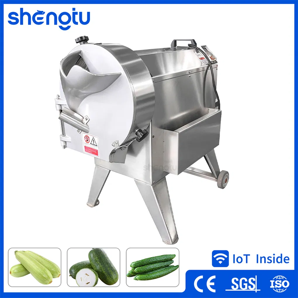 Commercial Multi-Function Electric Food Grade Stainless Steel Vegetable Cutter Slicer Industrial Fruit Slicing Chopping Machine for Restaurant Food Industry