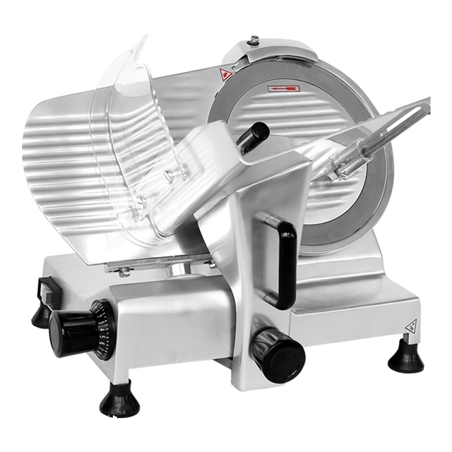 Hualing Factory Supply 8 Inch 250mm Electrical Commercial Semi-Automatic Meat Slicer Adjustable Thickness Deli Cheese Slicer