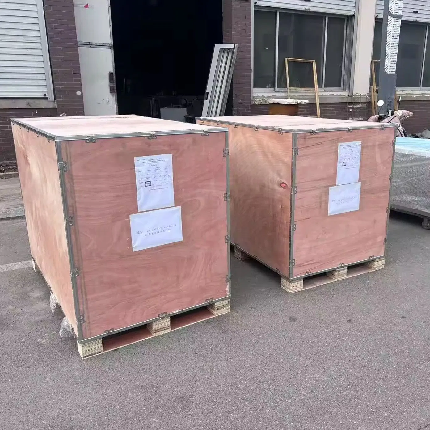 48" Commercial Refrigerated Pizza Prep Table Two Door with 8 Gn1/6 Pans and Marble Cutting Board with Large Space Marble Countertops