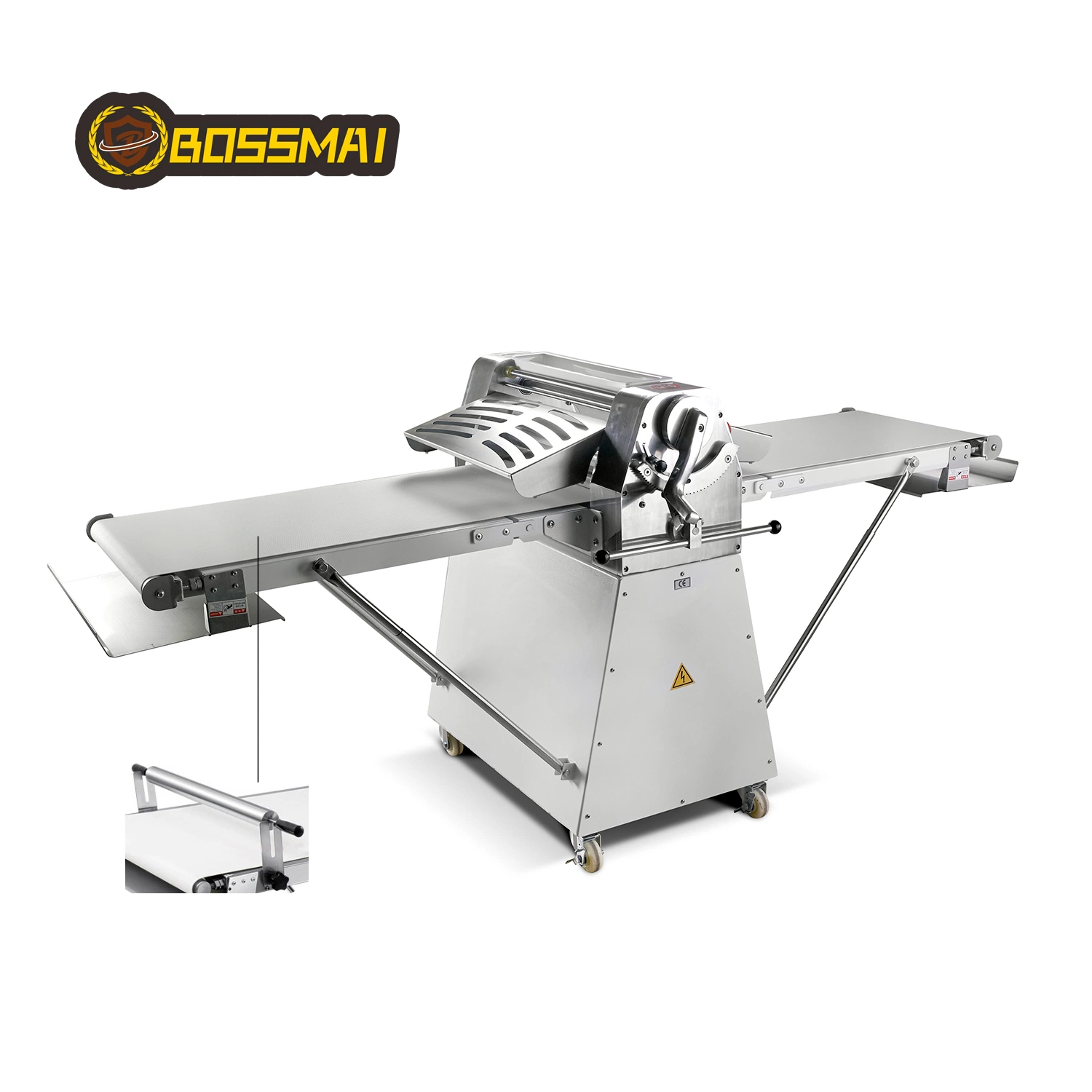 Commercial Kitchen Floor Type Bread Pastry Dough Sheeter for Bakery