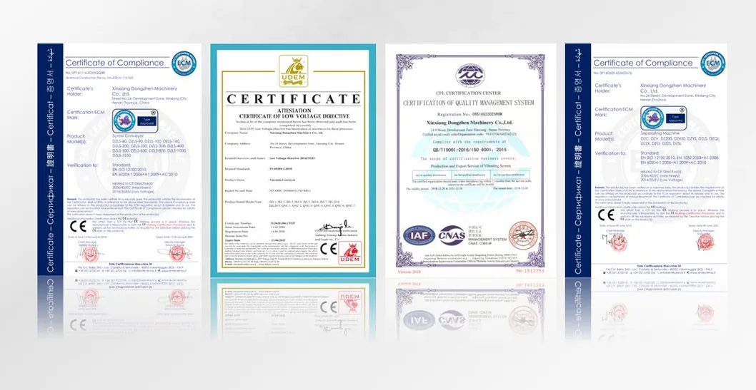 Certificates