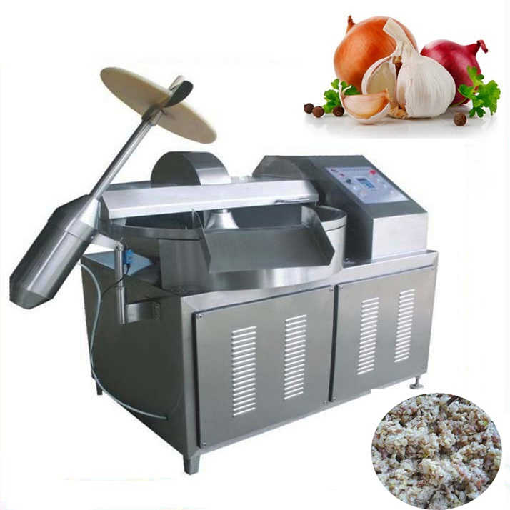 Stainless Steel Meat Onion Sausage Vegetable Bowl Cutter Chopper for Food Factory