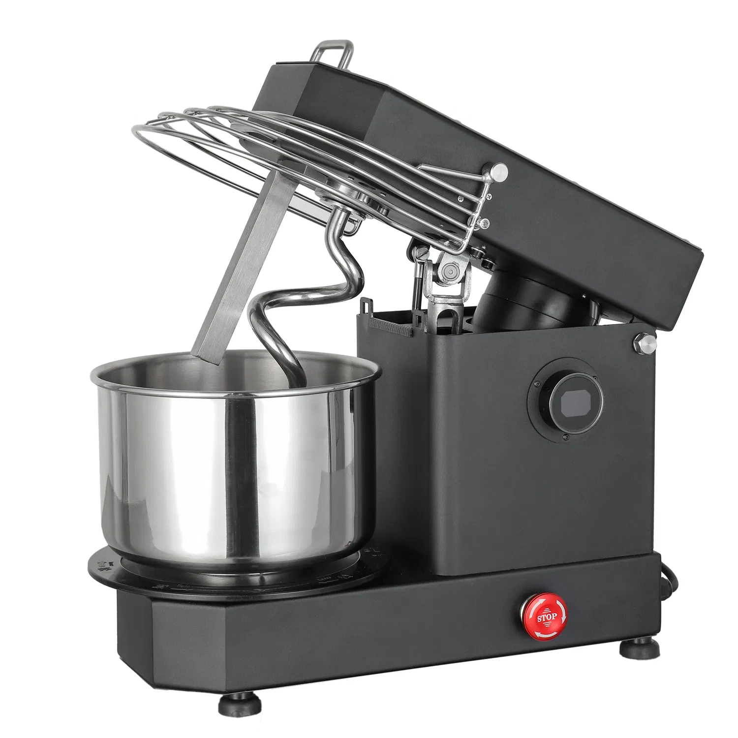 5liter 10 Liters Intelligent Adjustable Speed Bread Dough Spiral Mixer with Tilt-up Head&Removable Bowl