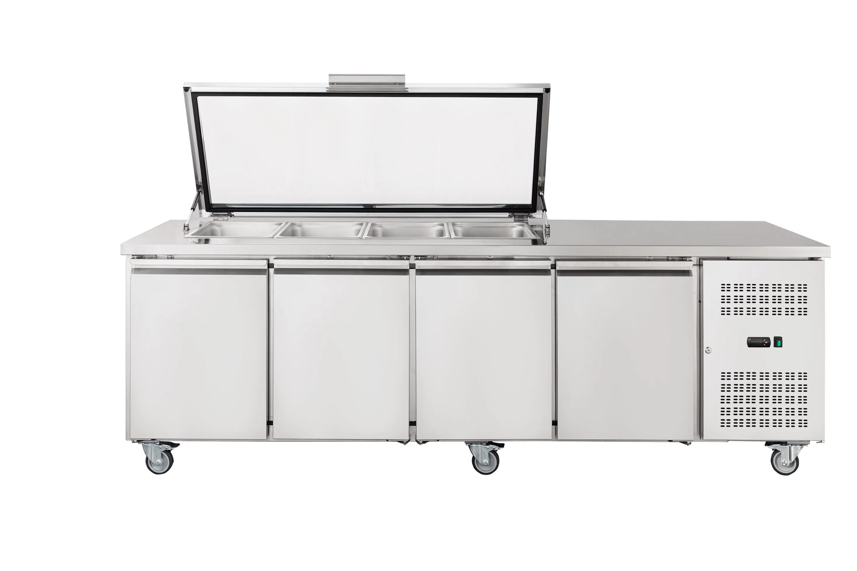 Commercial Use Stainless Steel Refrigerated Prep Table