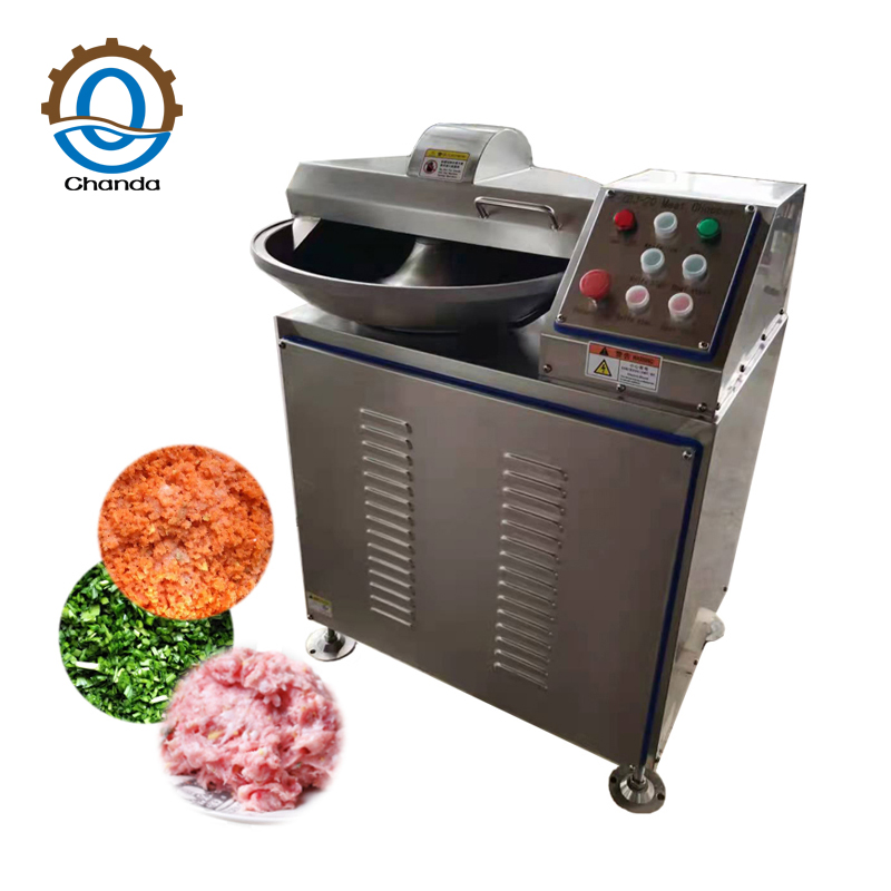 Electric Vegetable Meat Bowl Cutter Sausage Making 100L 20L Chopper Meat Bowl Cutter Machine