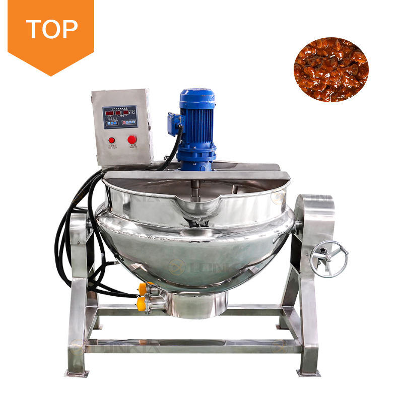 Steam-Powered Jacketed Cooker for Paste and Confectionery Production