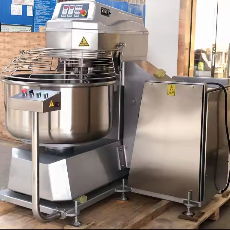 10-200kg 60L-320L Electric Cooking Mini Bread Cake Egg Pizza Bakery Food Baking Bakery Equipment Double Motion Stand Dough Spiral/Planetary Mixing Flour Mixer