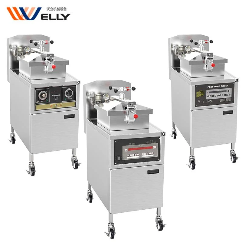 Industrial Cheap Electric Henny Penny Double Deep Pressure Fried Chicken Fryers Gas Single for Fish Commercial