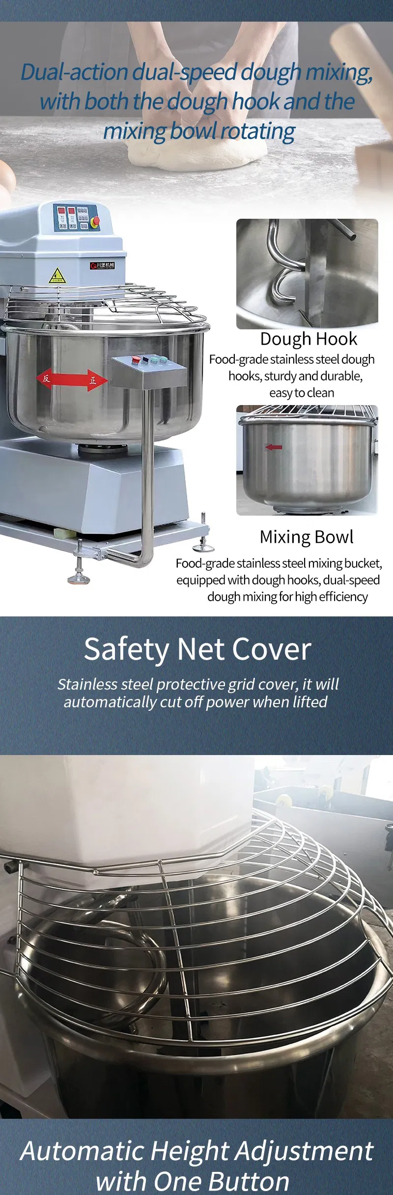 Industrial Dough Mixer Detail 3