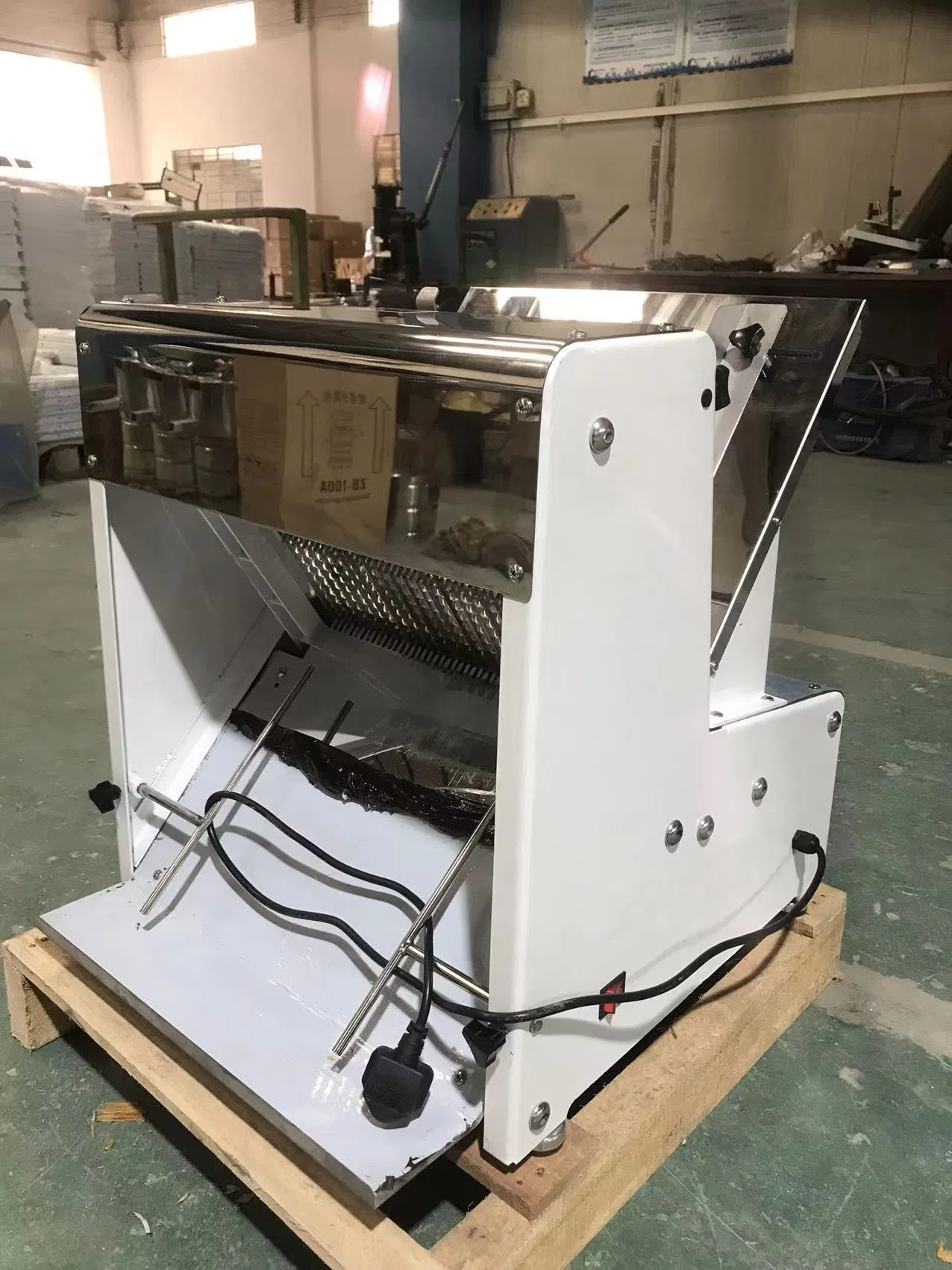 High Efficiency Commercial Bread Making Manual Toast Slicer Electric Bread Slicer