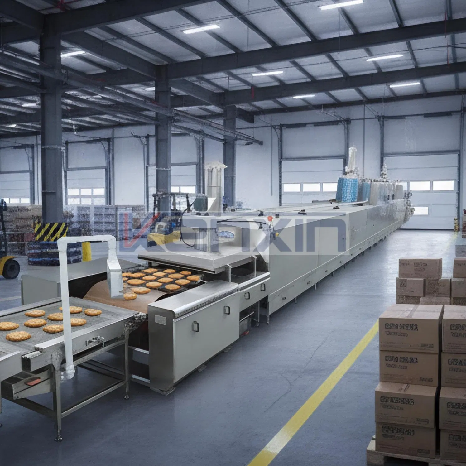 Gas Heating High Efficiency Commercial Tunnel Oven