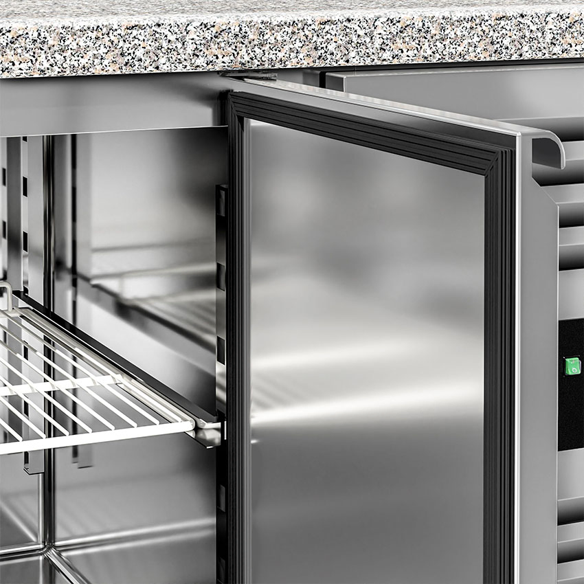 Professional Stainless Steel Pizza Refrigerated Prep Work Table