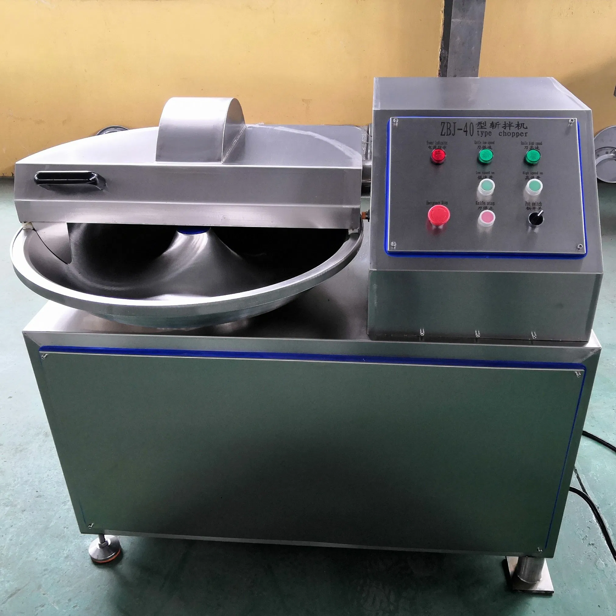 Commercial Bowl Cutter for Meat Mince Vegetables Bean Products