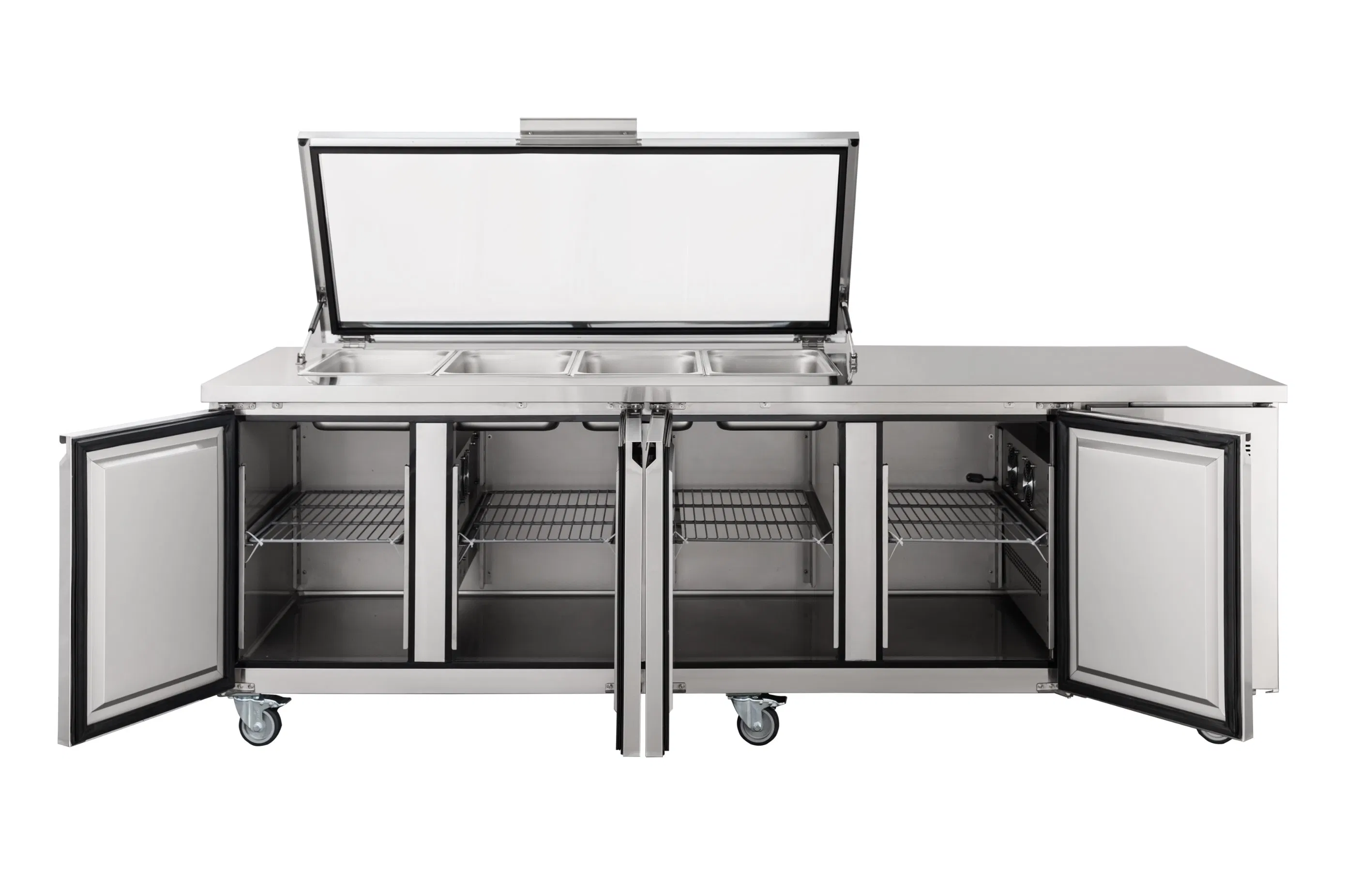 Commercial Use Stainless Steel Refrigerated Prep Table