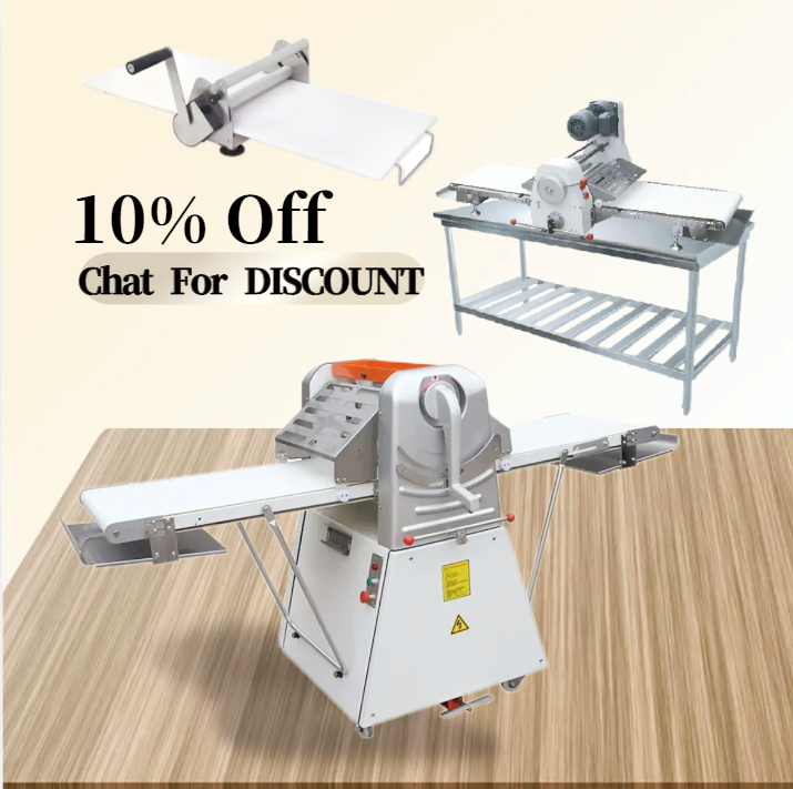 Wholesale Price Electric Industrial Small Commercial Kitchen Automatic Bread Flat Laminadora De Masa Puff Pastry Bakery Dough Sheeter Machine for Sale Croissant