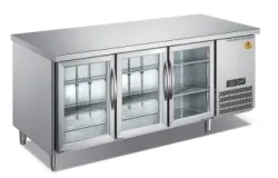 Commercial Refrigerated Prep Table Side View