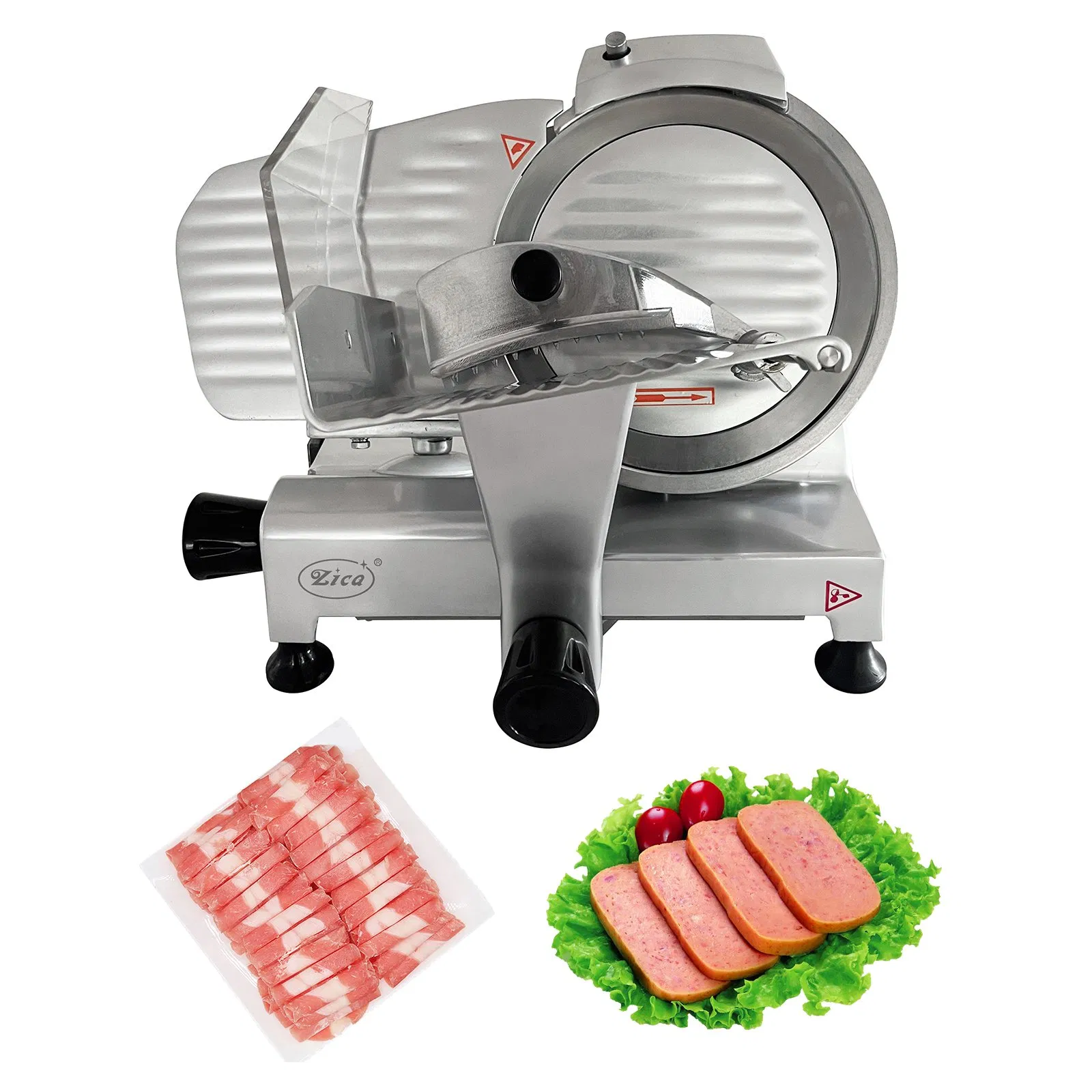 Hbs Series 12 Inch 300mm CE Commercial Semi-Automatic Aluminum-Magnesium Alloy Frozen Meat Slicer