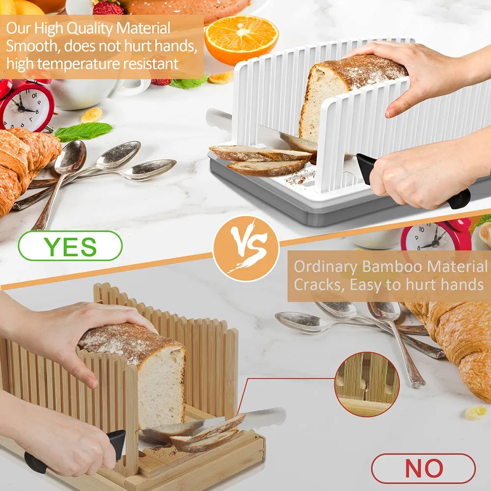 Upgrade Bread Slicer for Homemade Bread Bread Slicer Guide Adjustable Width Thickness