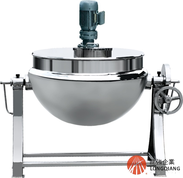 China Customizable with Agitator Mixer Kettle for Industry Steam Tilting Jacketed Cooker