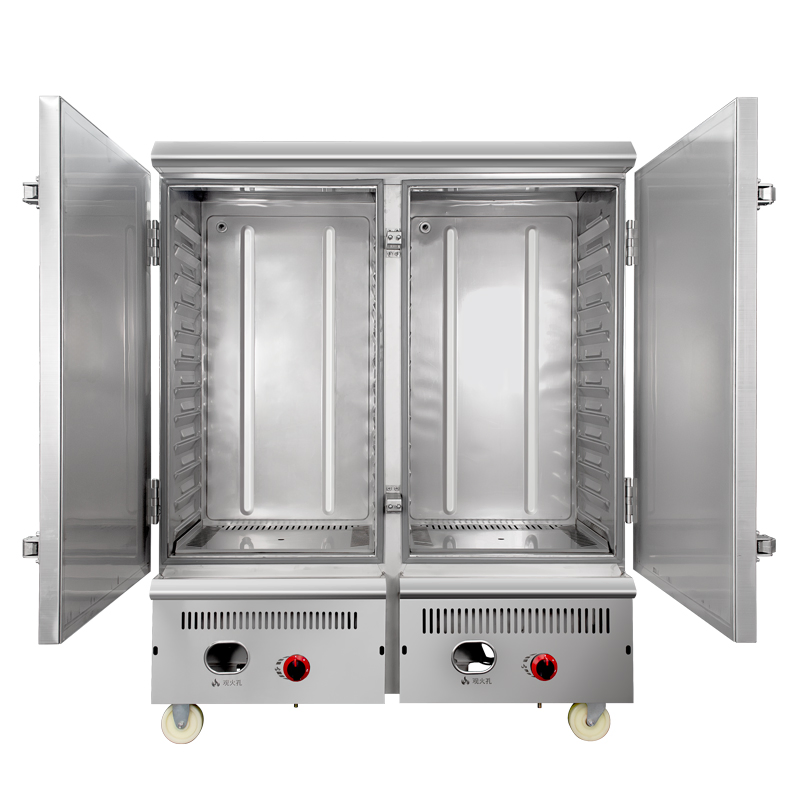 Hongling 24 Trays Automatic Commercial Gas Steam Cabinet Food Steamer Rice Cooker