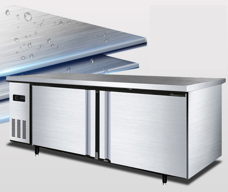 Refrigerated Workbench High Quality Stainless Steel Restaurant Kitchen Prep Station Table