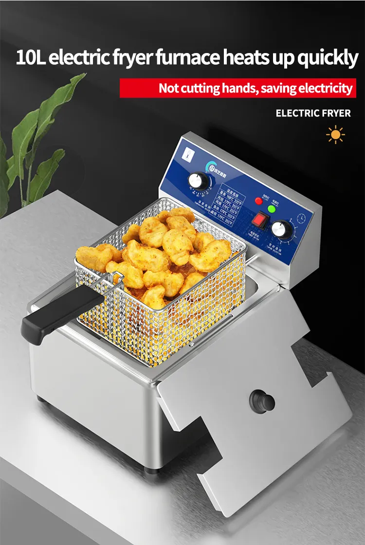 Commercial 10L Deep Fryer Detail 8