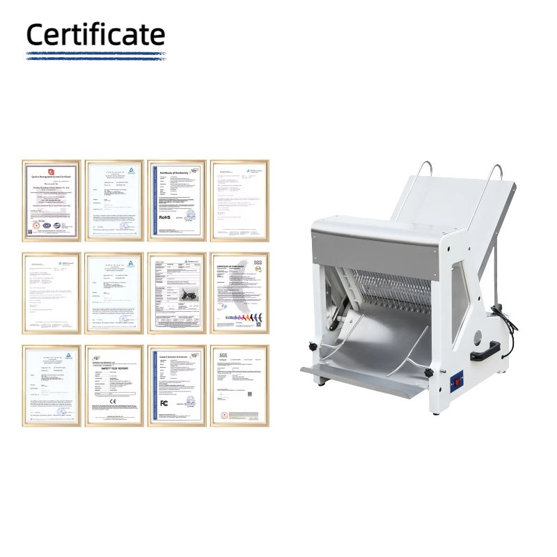 Hygienic Bread Slicer Matches Food Cutting Equipment Norms