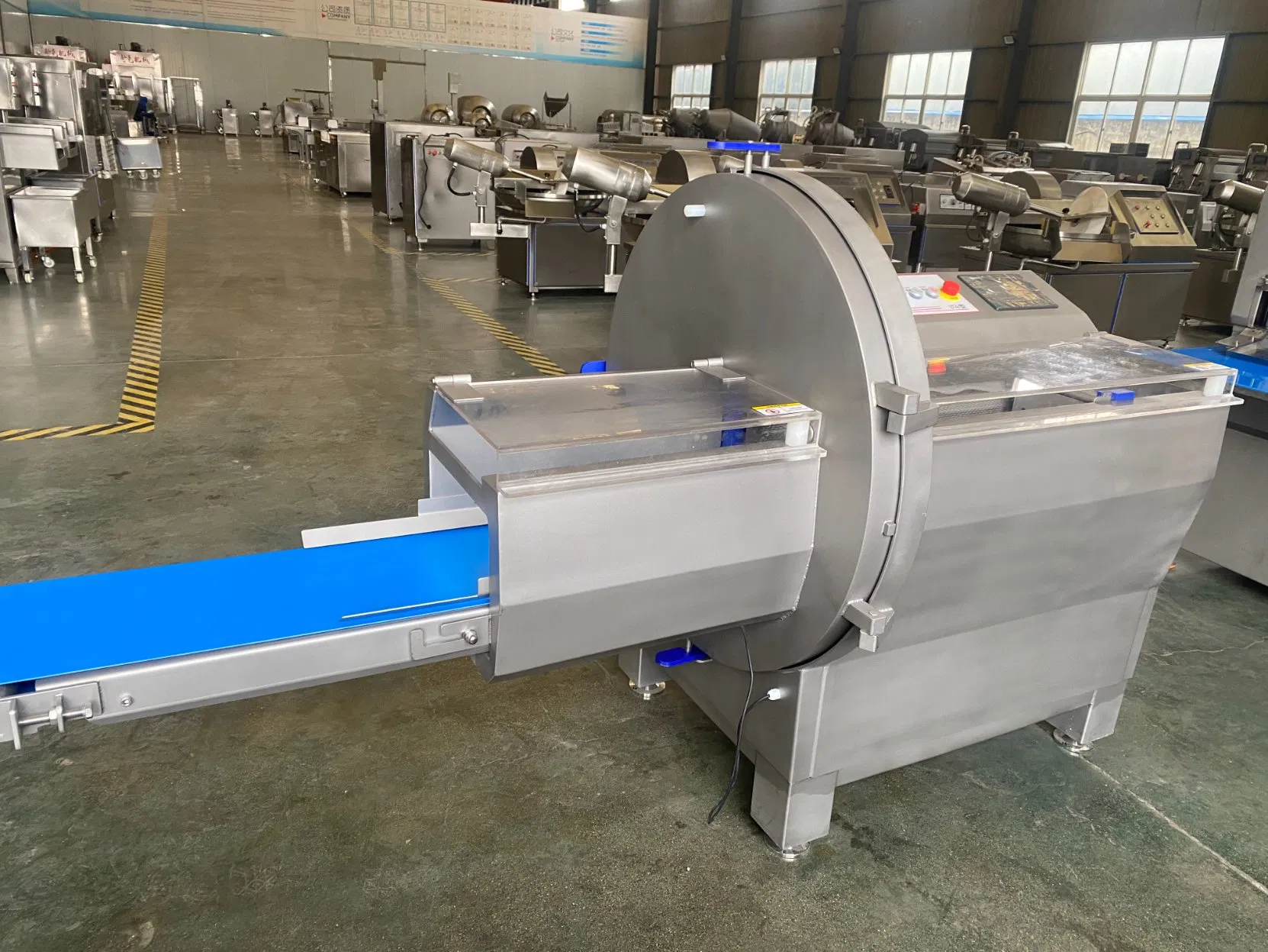Commercial Automatic Slicing Meat Slicer for Bacon Sausage Frozen Meat