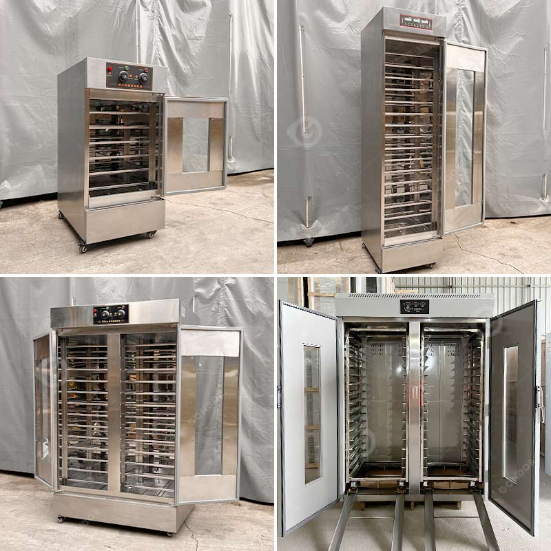 Commercial Stainless Steel Electric Heater 6 36 Tray Single Door Box Bakery Proving Pizza Dough Bread Proofing Cabinet Machine