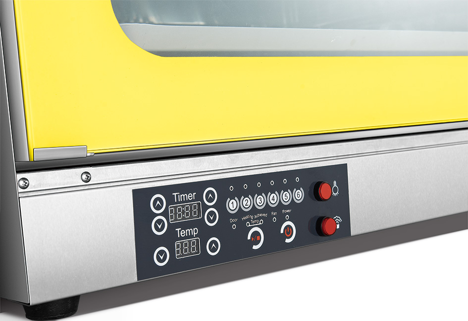 Commercial Kitchen Equipment Electric Hot Air Baking Bakery Food Bread Pizza Convection Oven with Steam Spray