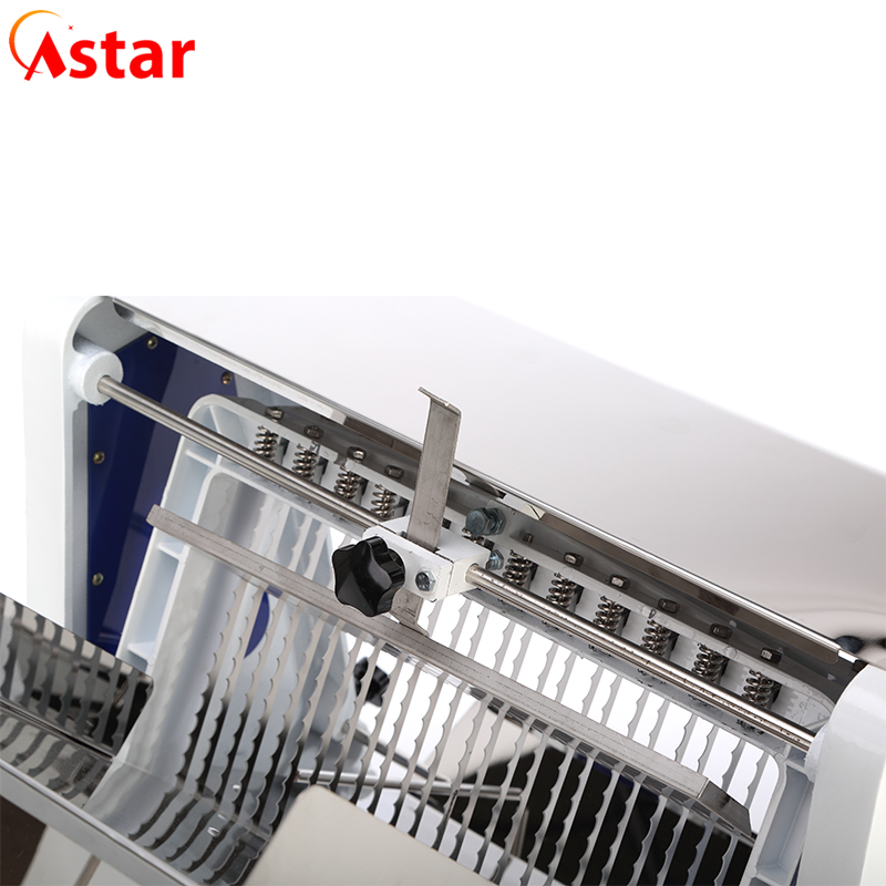 Commercial 12mm 31 PCS Bread Slicer for Cutting Toast Loaf Bread for Restaurant and Kitchen Machine